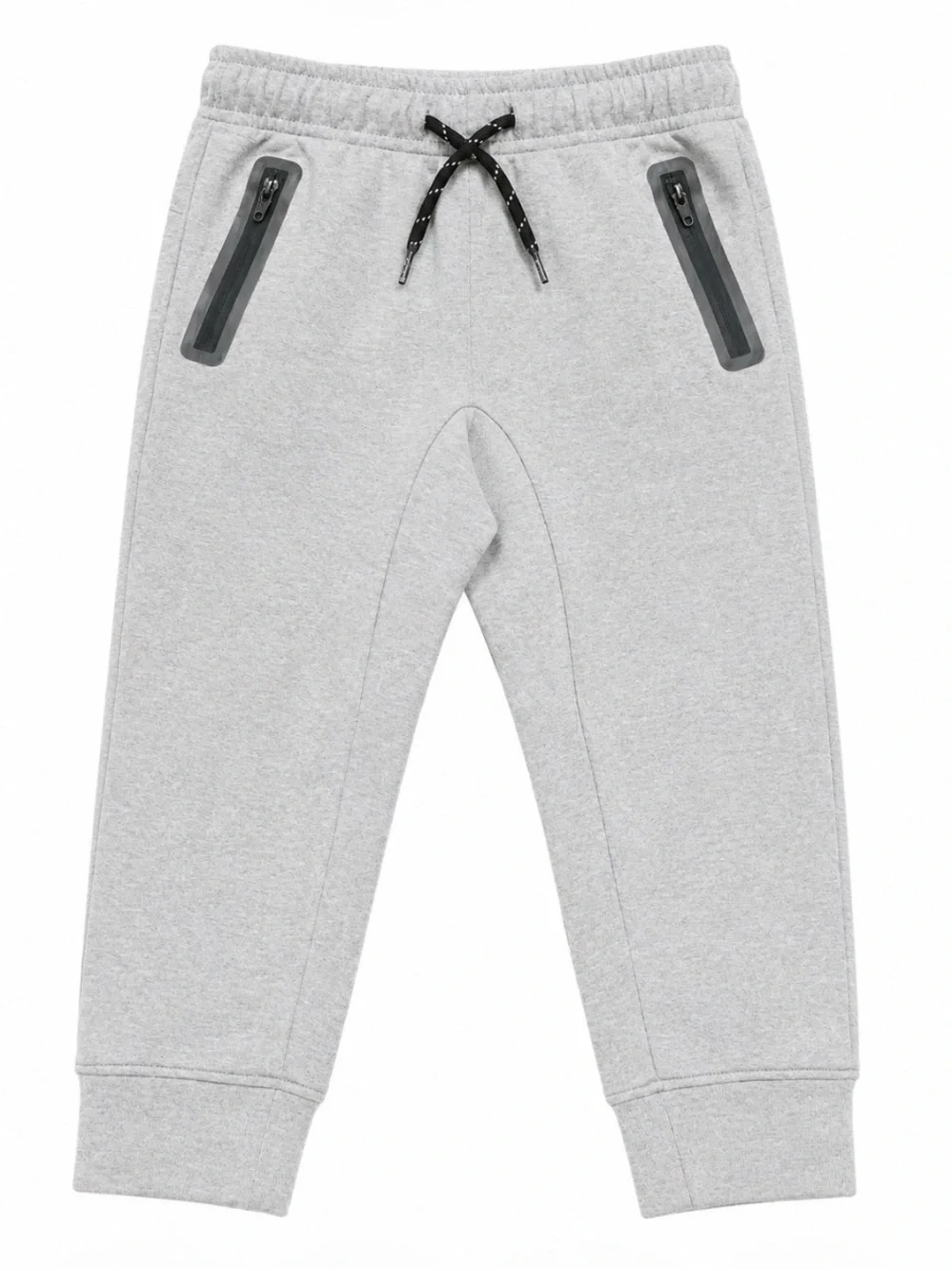 Old Navy Light Gray Kids Jogger Sweatpants with Black Drawcord